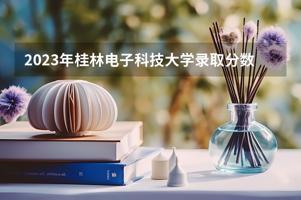 2023年桂林电子科技大学录取分数多少分