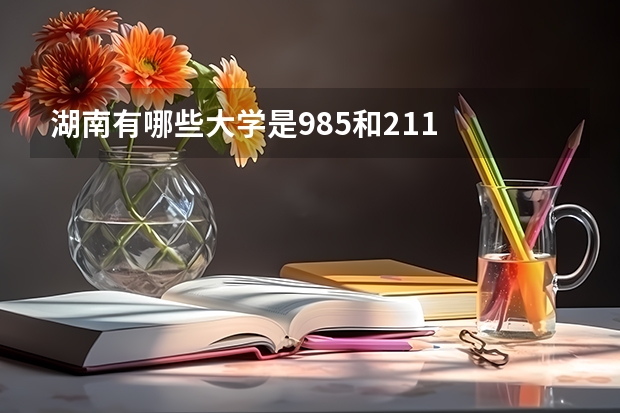 湖南有哪些大学是985和211