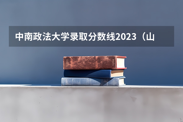 中南政法大学录取分数线2023（山东政法学院专科专业分数线）