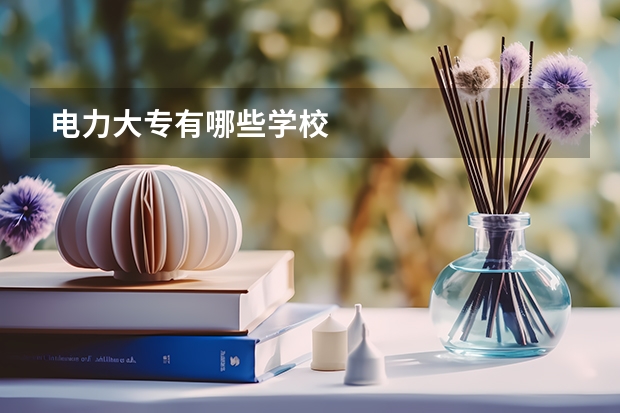 电力大专有哪些学校