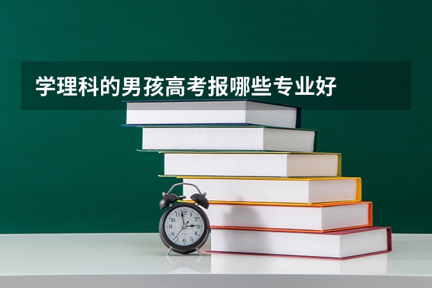 学理科的男孩高考报哪些专业好
