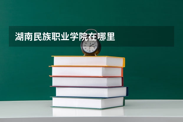 湖南民族职业学院在哪里