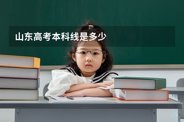 山东高考本科线是多少