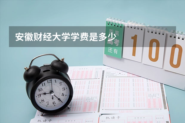 安徽财经大学学费是多少