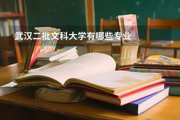 武汉二批文科大学有哪些专业