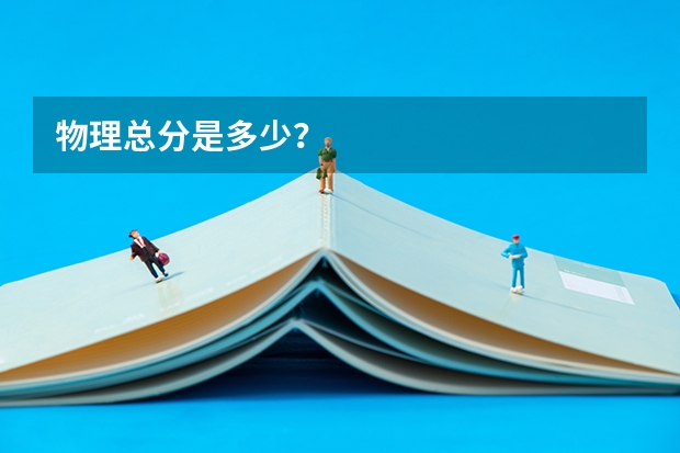 物理总分是多少？