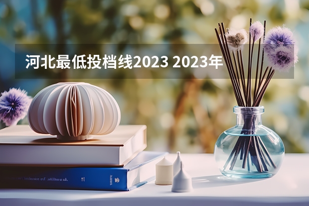 河北最低投档线2023 2023年河北省投档分数线