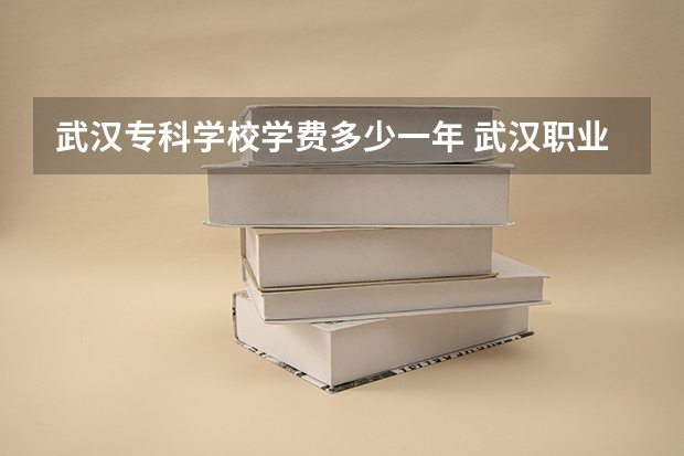 武汉专科学校学费多少一年 武汉职业技术学校学费