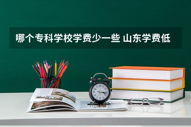 哪个专科学校学费少一些 山东学费低的民办大专