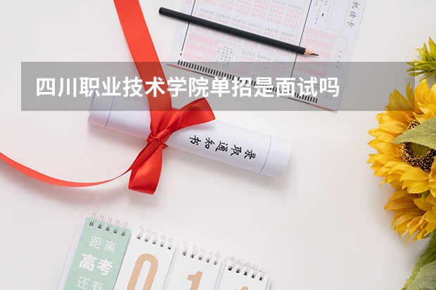 四川职业技术学院单招是面试吗