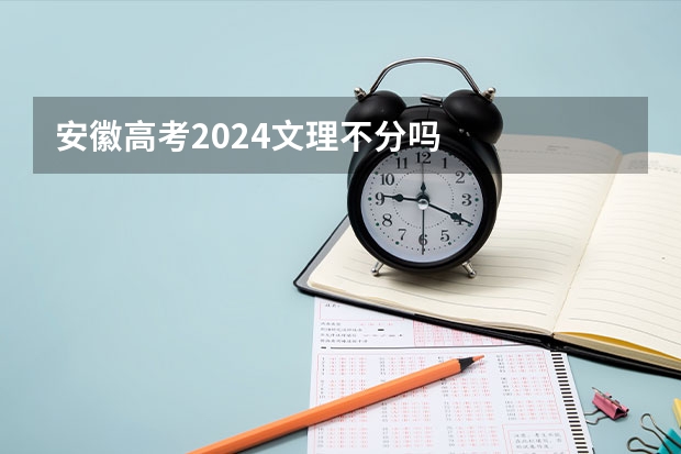 安徽高考2024文理不分吗