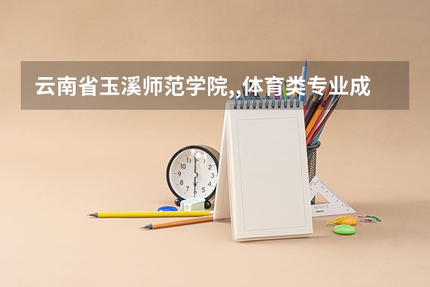 云南省玉溪师范学院,,体育类专业成绩录取分数线是多少？